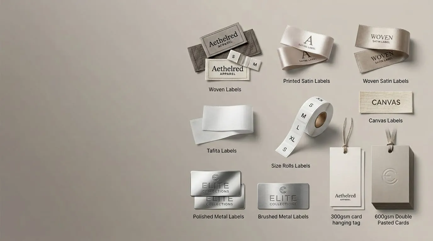 Custom Clothing Labels & Premium Hang Tags